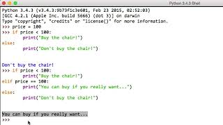 Tutorial#9   How to use If statements in Python