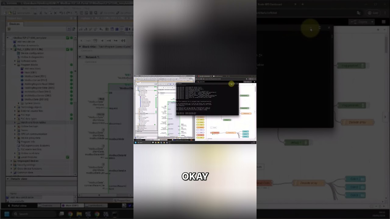 Siemens PLC to Node-RED: Industrial Automation Made Easy #shorts