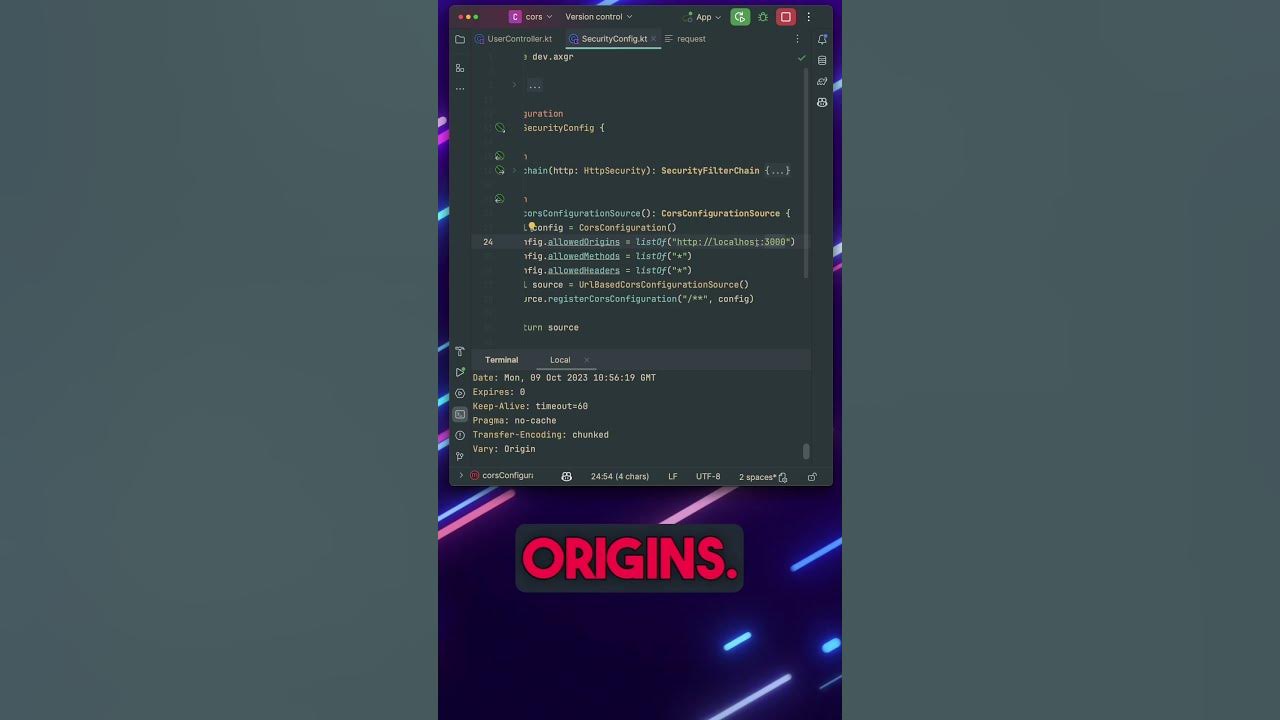 Guide to CORS and Spring Security in 60 Seconds YouTube