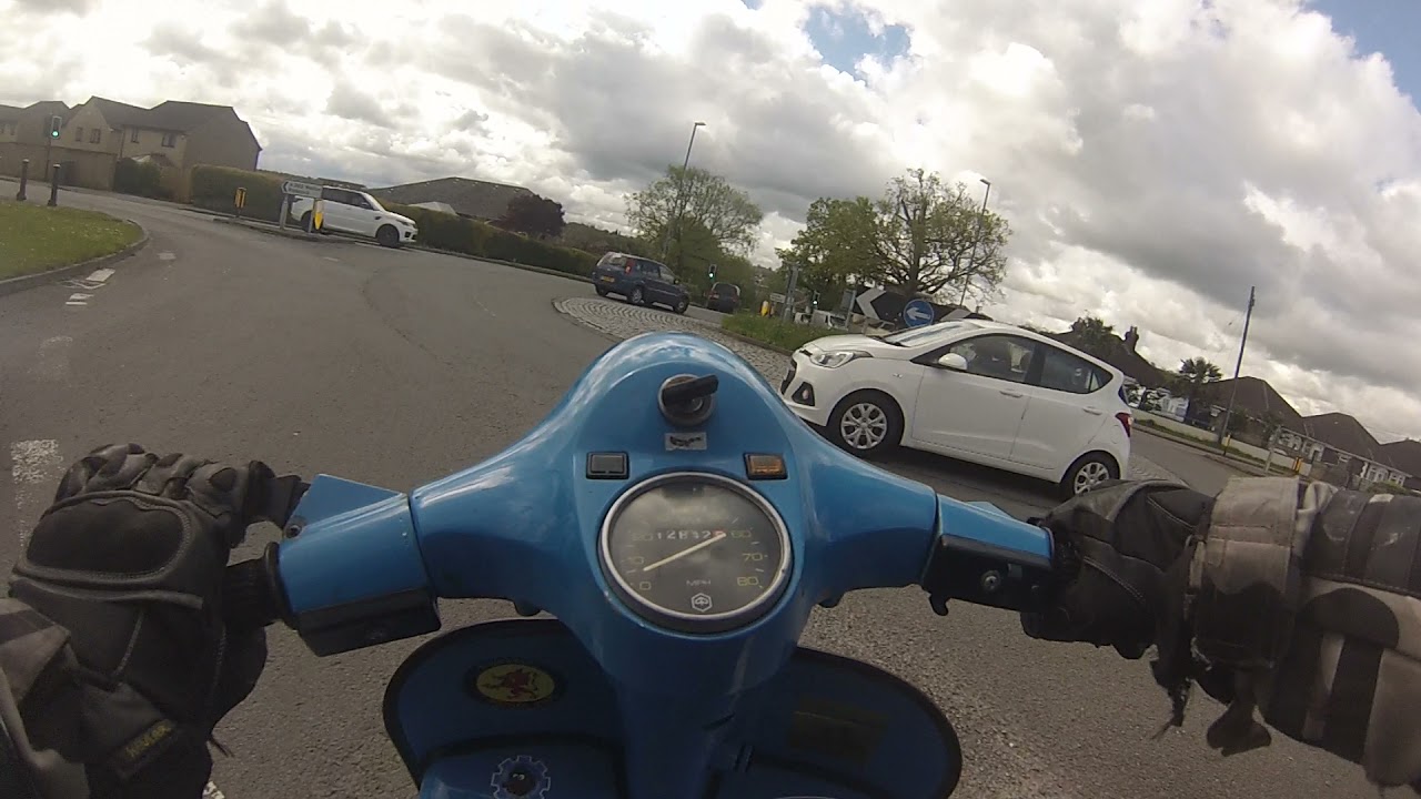 Vespa quattrini m244 1st ride