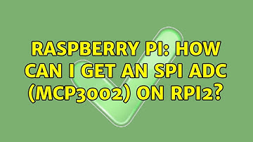 Raspberry Pi: How can I get an SPI ADC (MCP3002) on RPi2?