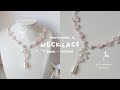 Necklace Tutorial ─ how to make a simple metal chain necklace ⋆. 𐙚  ̊🤍💭