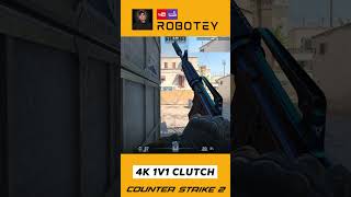 4k 1v1 clutch #CS2 #CounterStrike2 #CS2Clips