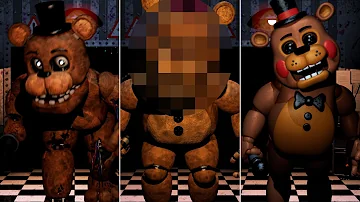 FNAF 2 Deluxe Edition - New Animations (Brightened) & Game Over Screens