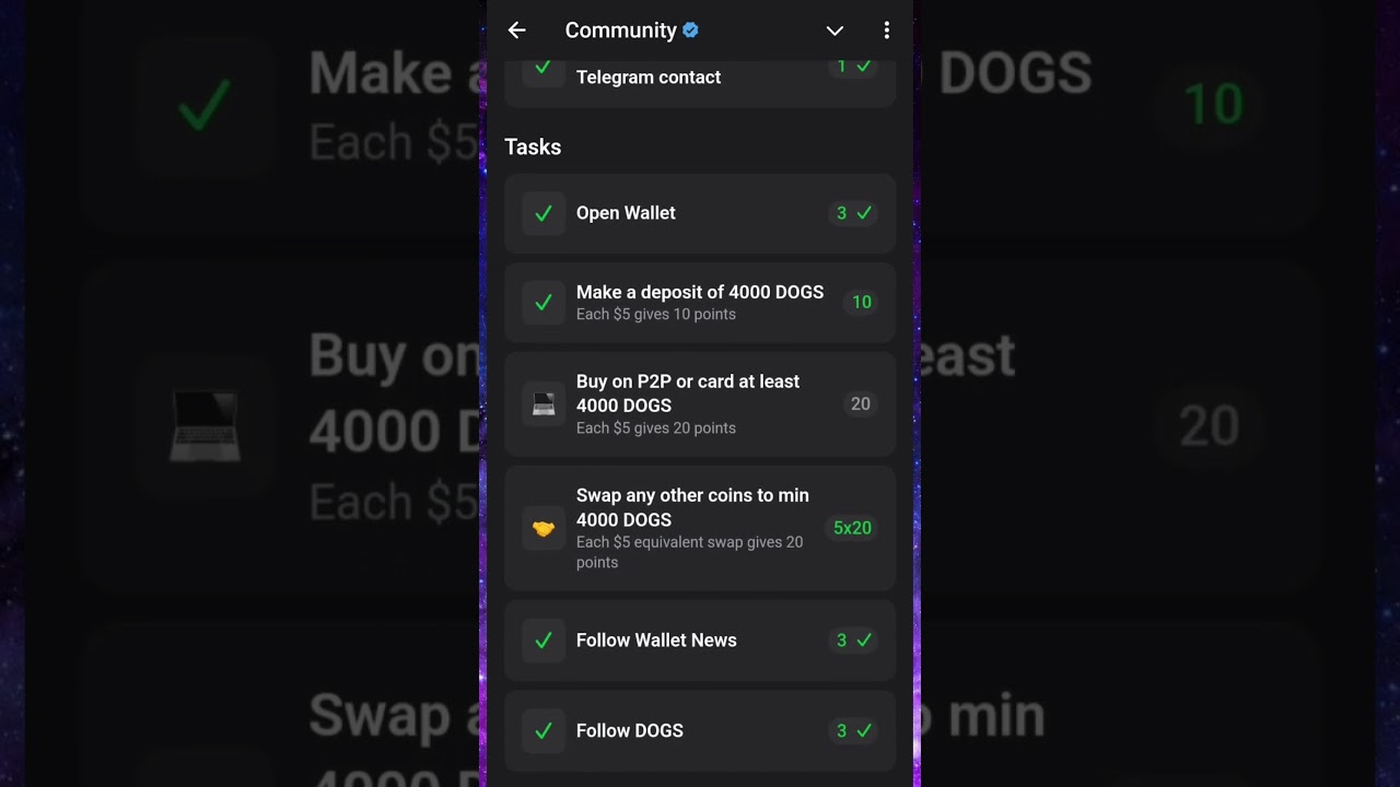 Telegram Wallet: Забери свою долю из 100.000$ в DOGS 
