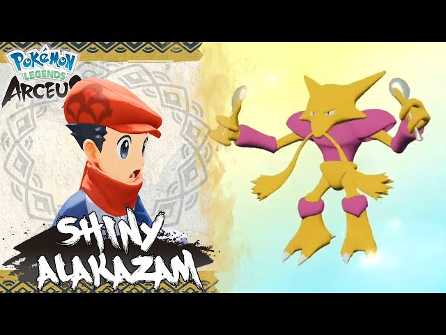 Catching a shiny Abra, evolving it into Kadabra and then Alakazam -  shinyhunterblit on Twitch