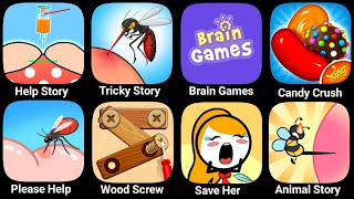 Brain Puzzle, Tricky Story Adventure,Brain Games, Candy Crush,Save Her,Wood Screw,Animals Story screenshot 4