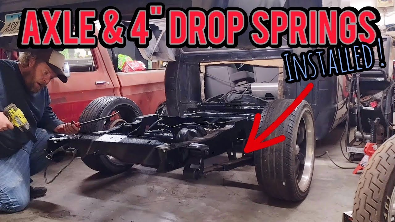 It's Back On The GROUND! Drop Springs & Rear End INSTALLED! 96 Ford ...