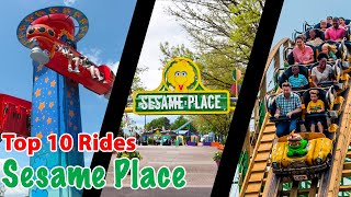 Top 10 Rides At Sesame Place  Pennsylvania  2021