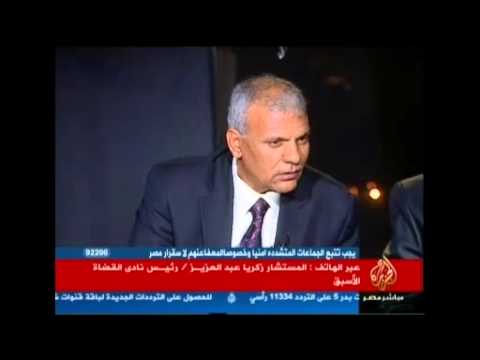 مشادة بين المستشار زكريا عبدالعزيز والمستشار زكريا شلش
