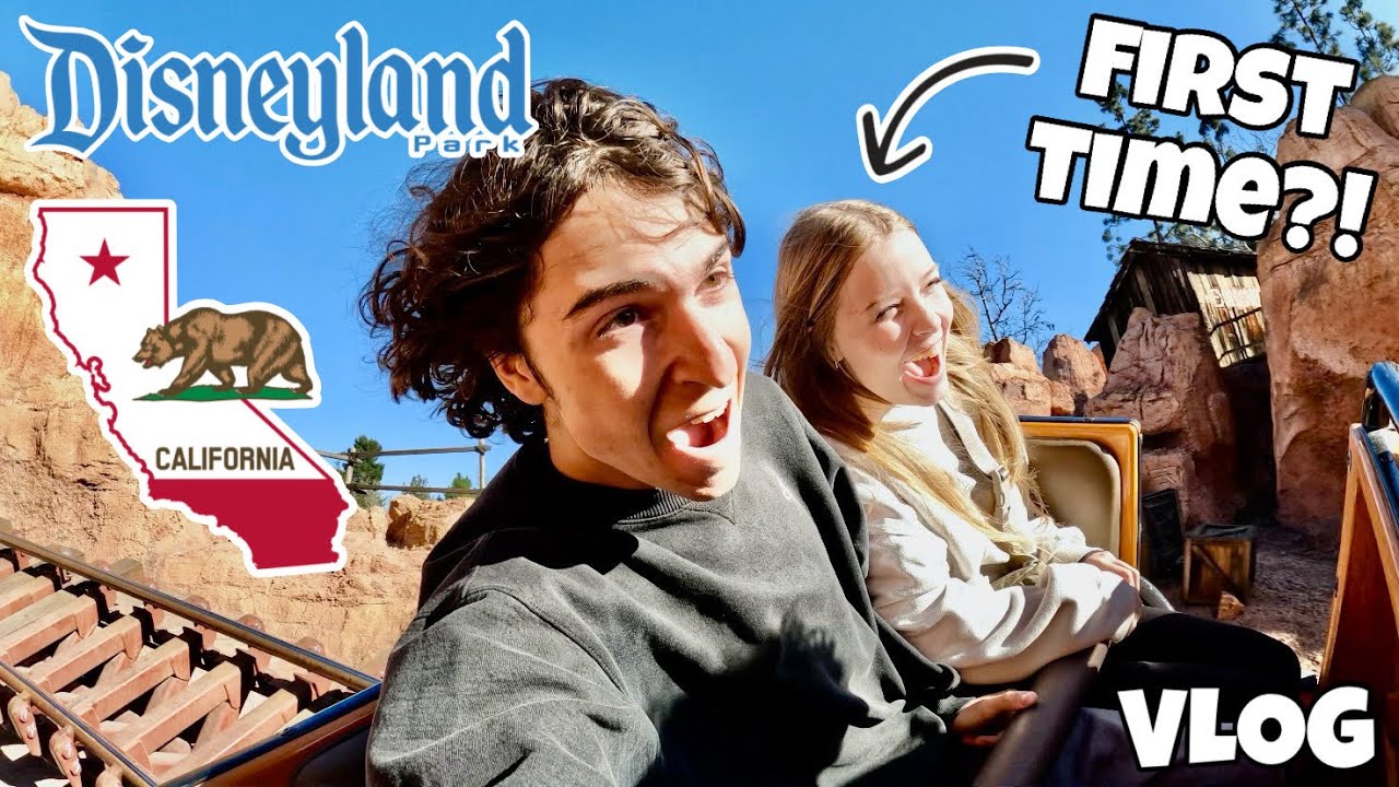 First Time Reactions to DISNEYLAND | VLOG [1/14/25] - YouTube