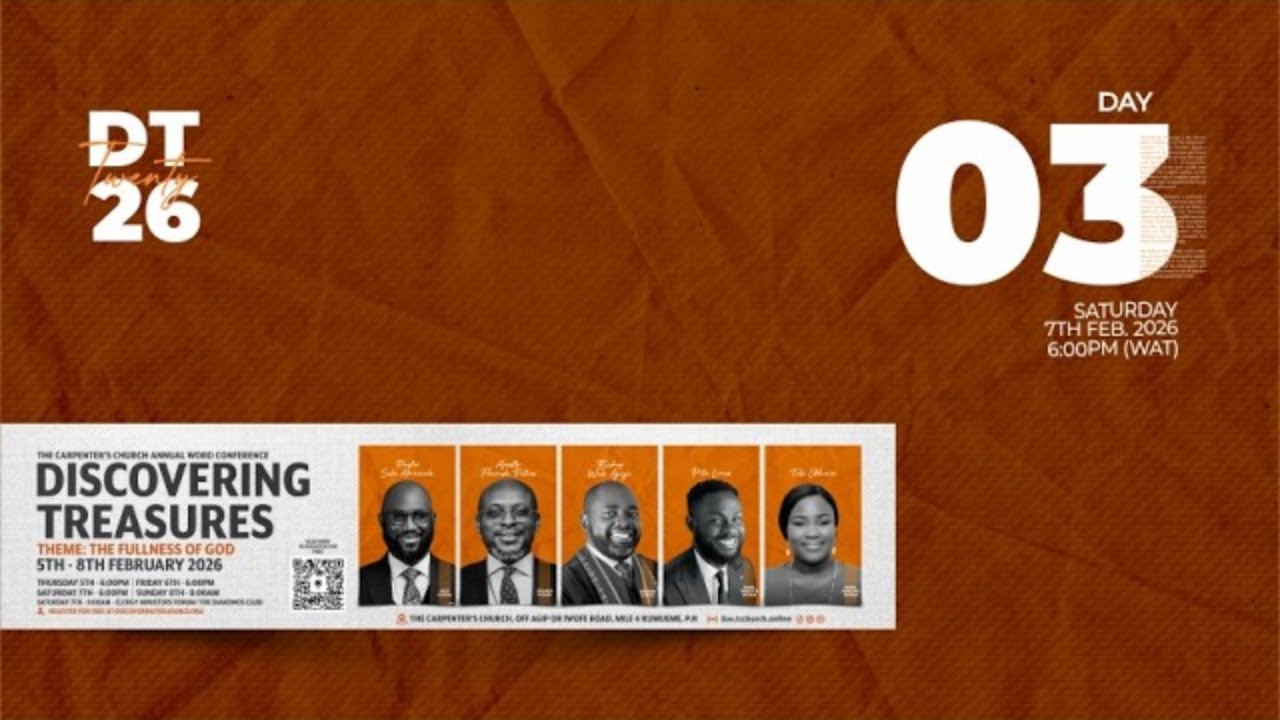 Discovering Treasures 2026 - Day 3 | The Fullness Of God (07-02-2026)