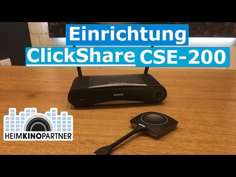 Barco ClickShare CSE-200 Einrichtung - First Steps