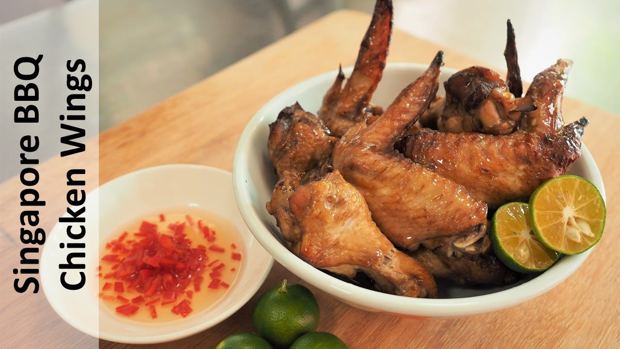 Singapore BBQ Chicken Wings YouTube