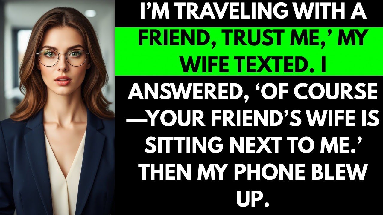 I’m Traveling With a Friend, Trust Me,’ My Wife Texted. I Answered, ‘Of Course—Your Friend’s Wife ..