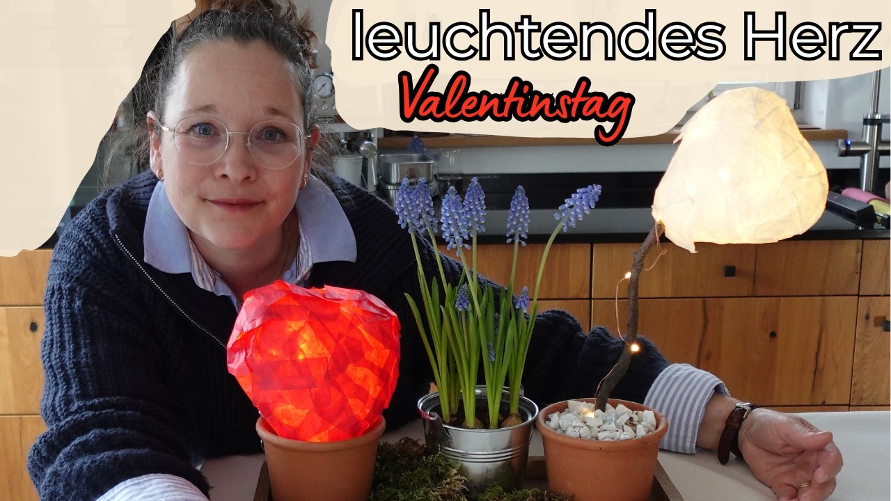 Flammendes Herz❤️‍🔥 zum Valentienstag ❤️ Hochzeitsdeko - einfaches DIY