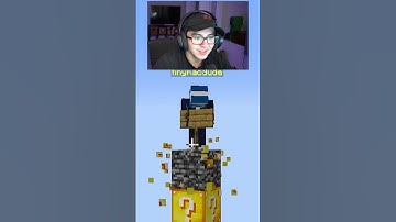 Minecraft Lucky Block Pillars 3🍀🤐🤫 Cheappickle, tinymacdude #minecraft #shorts #minecraftshorts