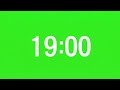 19 Minute Countdown Green Screen | 1140 Seconds Timer Chroma Key | Free Editing Asset | 4K