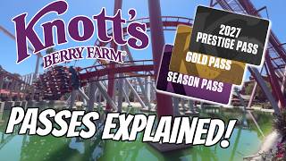 Knott's 2027 Season Passes Explained - New Prices and more!