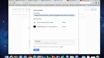 Sharing a Google Document with multiple users at once