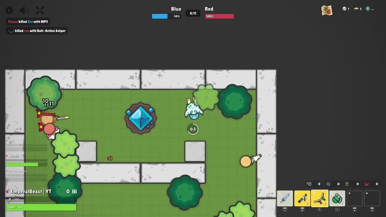 Best Strategy for Crystal Clash!! | ZombsRoyale.io
