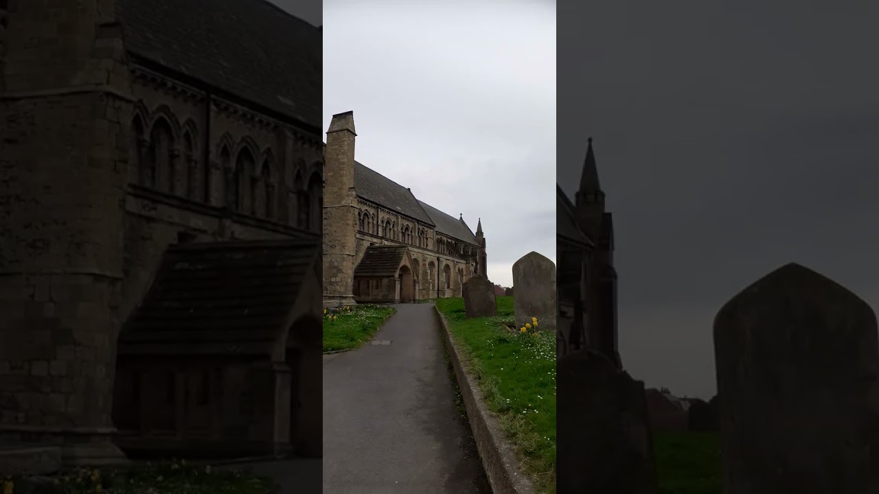 12TH CENTURY SAINT HILDAS PARISH CHURCH HARTLEPOOL.