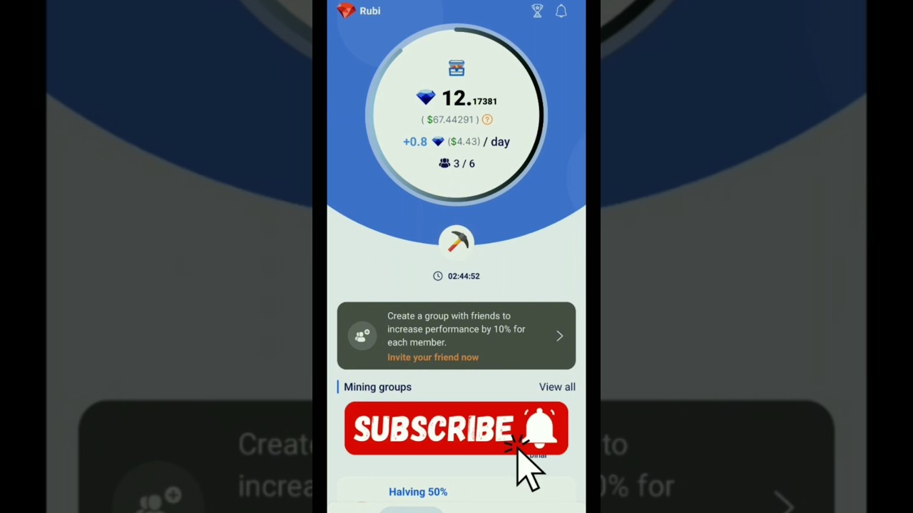 Don't be late to earn money.Rubi Network
