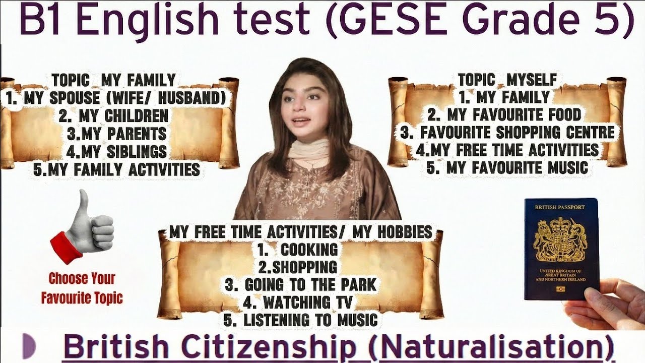 Тест по английскому языку уровня B1 (GESE, оценка 5) | SELT (британское гражданство) | Тринити-ко...