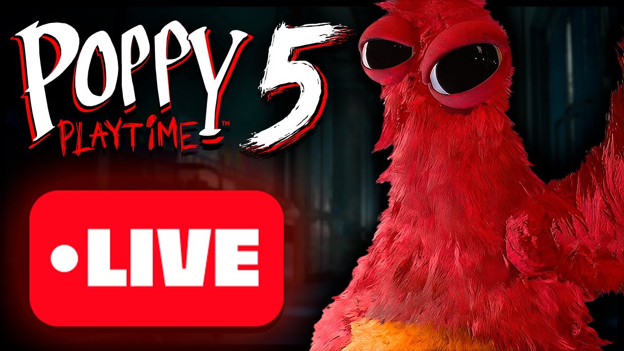🔴Gameplay pegando os SEGREDOS de Poppy Playtime 5 AO VIVO
