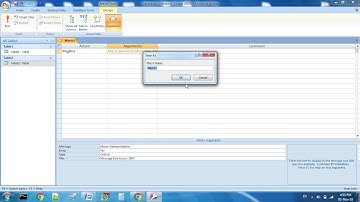 Message Box Macro In MS Access 2007