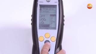 testo 340: Configuring the display (2/12)  | Be sure. Testo