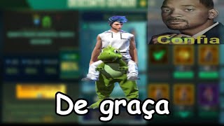 COMO PEGAR A SKIN MONTANDO NO DINOSSAURO DE GRAÇA 😱😱 KKKKKKKKJ