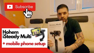Hohem iSteady Multi | How to mount  #hohem #gimbal #stabilizer on MOBILE PHONE? | quick instructions