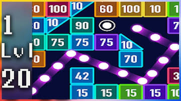 Balls Bricks Breaker - Galaxy Shooter - Gameplay Walkthrough - Levels 1-20