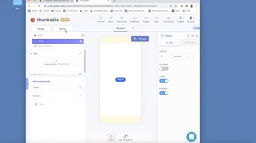 Code an app to say something repeatedly (Thunkable)