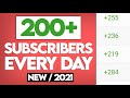 How To Get 200 Subscribers On YouTube EVERY DAY (Grow On YouTube FAST)