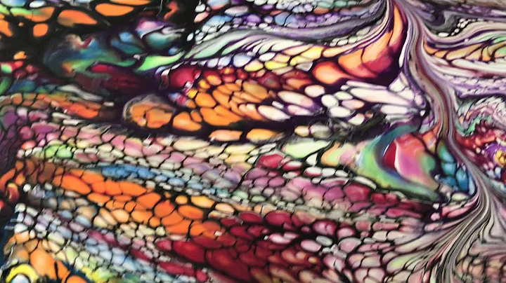 #247 Diptych Drizzle Swipe Wreck and Spin Pour