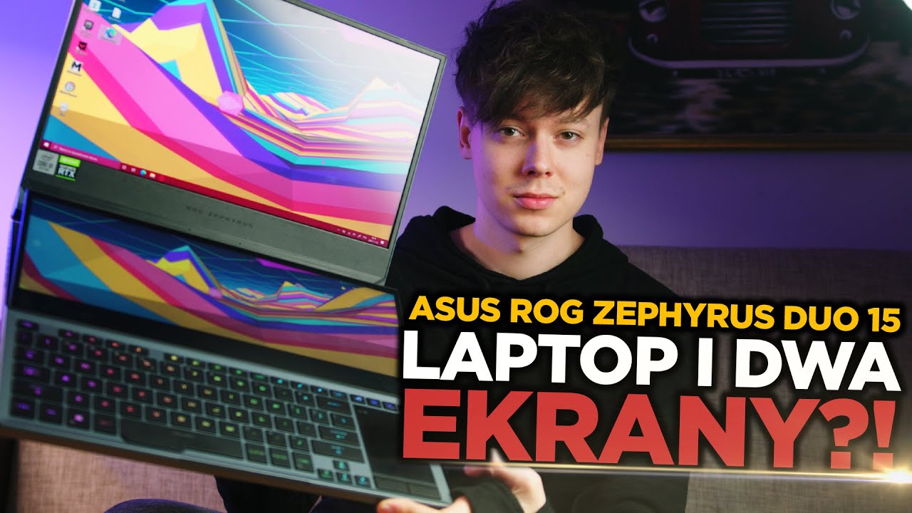 DWA EKRANY W LAPTOPIE za 18 TYSIĘCY?! 😮 – ASUS RoG Zephyrus DUO  | Test I recenzja