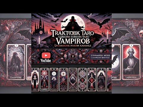 Таро Вампиров 🧛🏻 Фантасмагория. Обзор колоды. Старшие Арканы часть 2