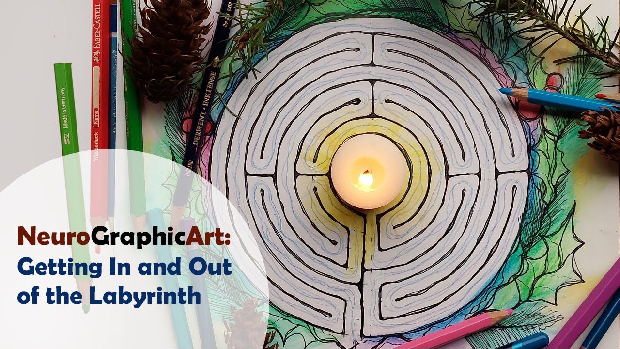 NeuroGraphic Art - Drawing the Labyrinth and Celebrating the Winter Solstice
