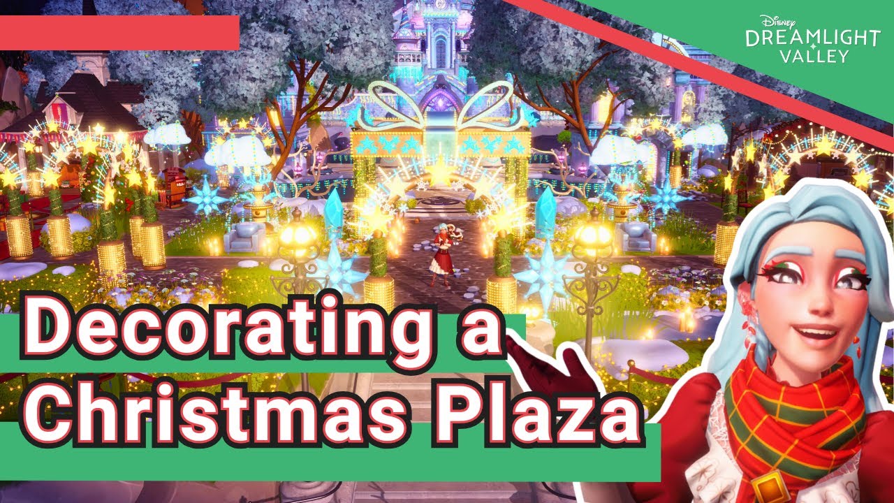 Украшаем ВСЮ рождественскую площадь! // Долина Сновидений Диснея