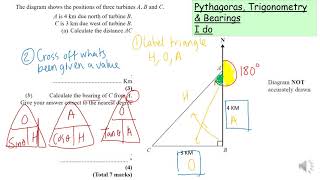 Homework - 2  Pythagoras,Trigonometry and Bearings