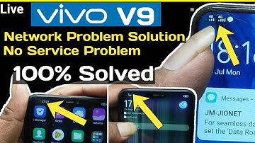 Vivo V9 Network Problem | How To Solve Vivo V9 No Network,No Service,No Signal Problem 📶100%Solved✅