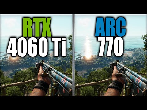 RTX 4060 Ti vs ARC 770 Benchmarks