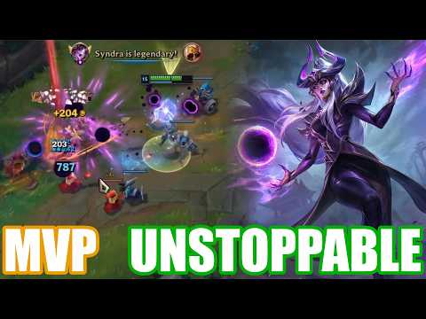 Challenger Syndra shows you how to GIGA CARRY 1v9 in the mid game