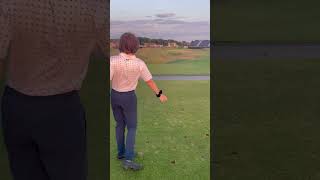 180-yard soft 6-Iron into par 3 at Royal Liverpool Golf Club #theopen #golf #golfswing #golfer screenshot 4