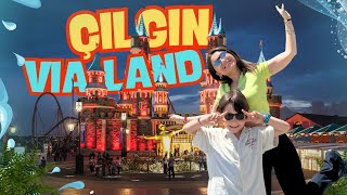 Elmas Biletle Vialand Macerası! Emir’le Trambolin, Wiking ve Bol Eğlence 🎢💎