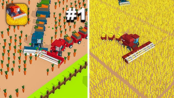 Harvest.io – 3D Farming Arcade - Hyper Hybrid Casual - Gameplay Walkthrough (iOS & Android)