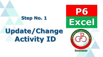 🔴 Easily Change/Update  Activity ID in Primavera P6 by IMPORT & Global Change