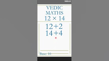 12x14 by Vedic Mathematics #shorts #multiplicationtrick